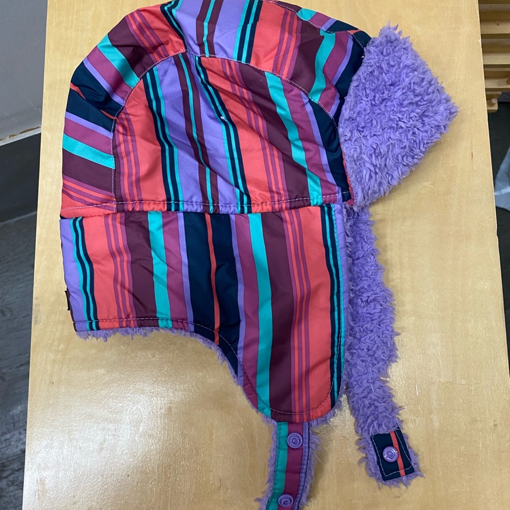 Patagonia reversible kids winter hat